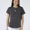 Ace Tee - Grey Snow leopard