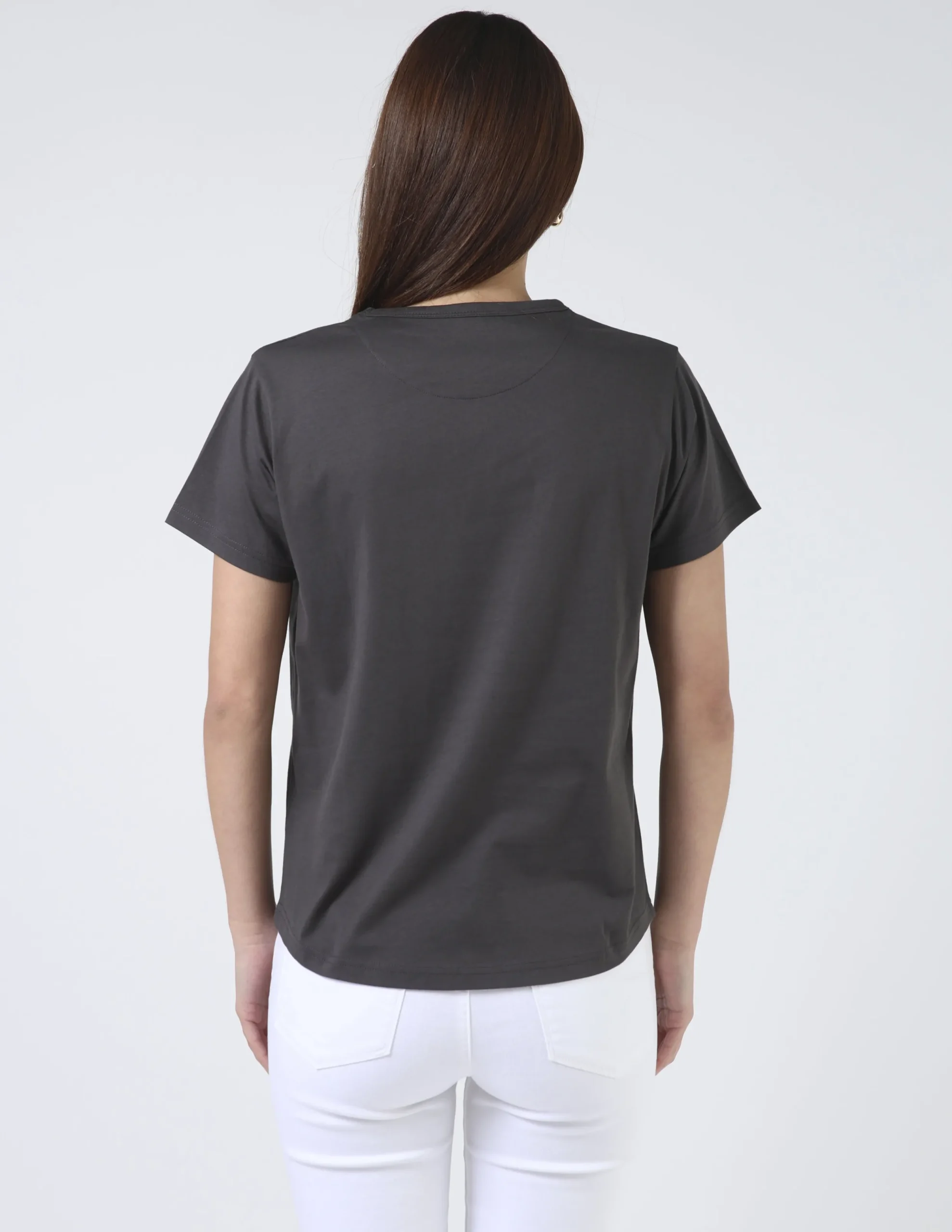 Ace Tee - Grey Snow leopard
