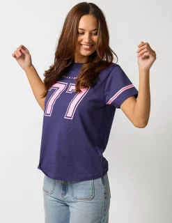 Ace Tee - Navy Varsity Numbers