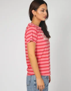 Ace Tee - Pink Stripe Base 1991