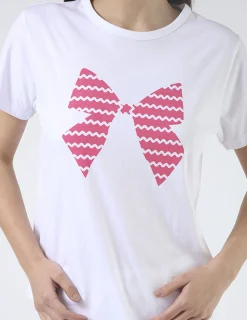 Ace Tee - White Bow
