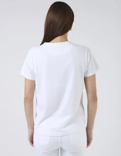 Ace Tee - White Bow