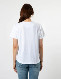 Ace Tee - White Leopard Cross