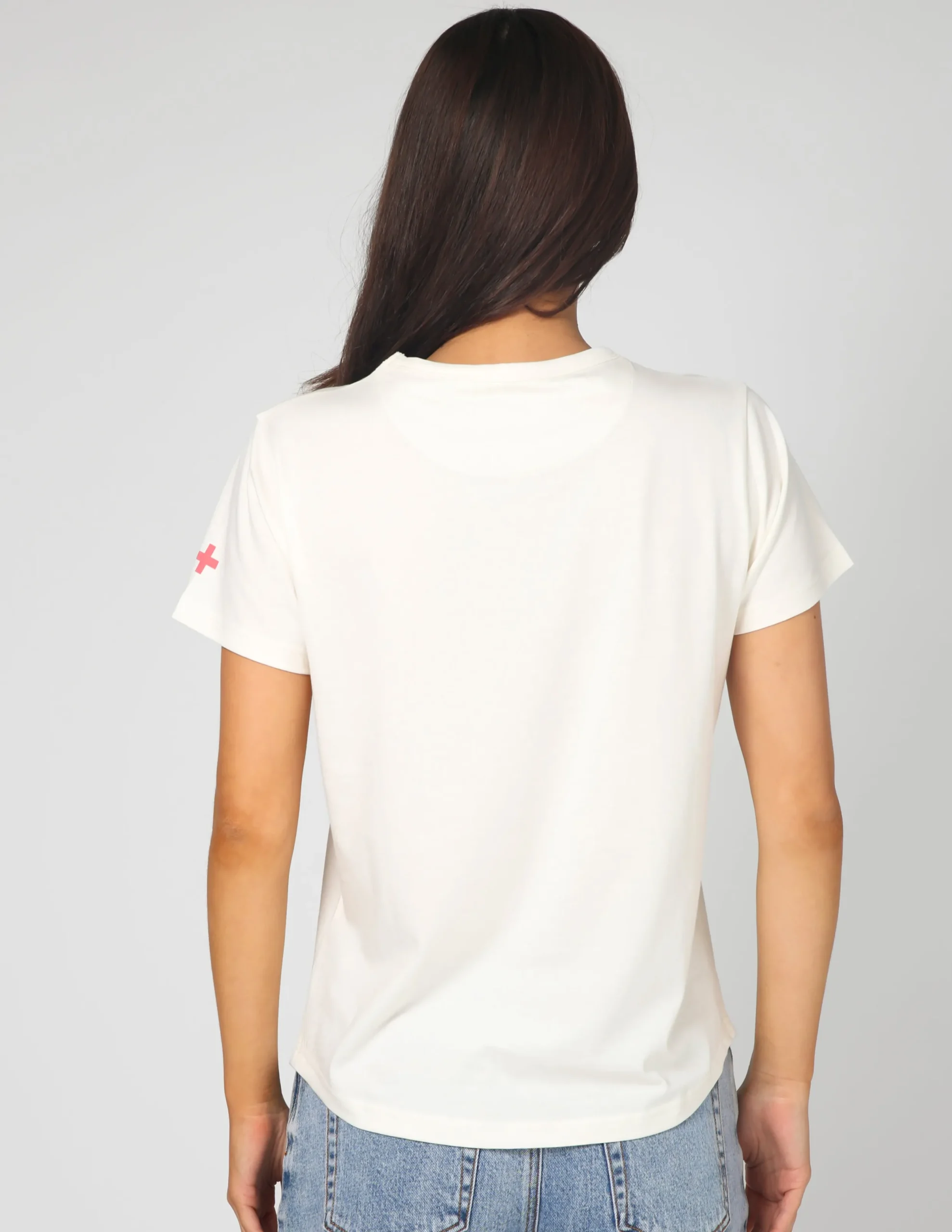 Ace Tee - White Malibu Stripes