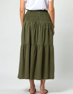 Aja Skirt - Olive Grove