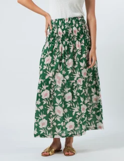 Aja Skirt - Vinatge Green Floral