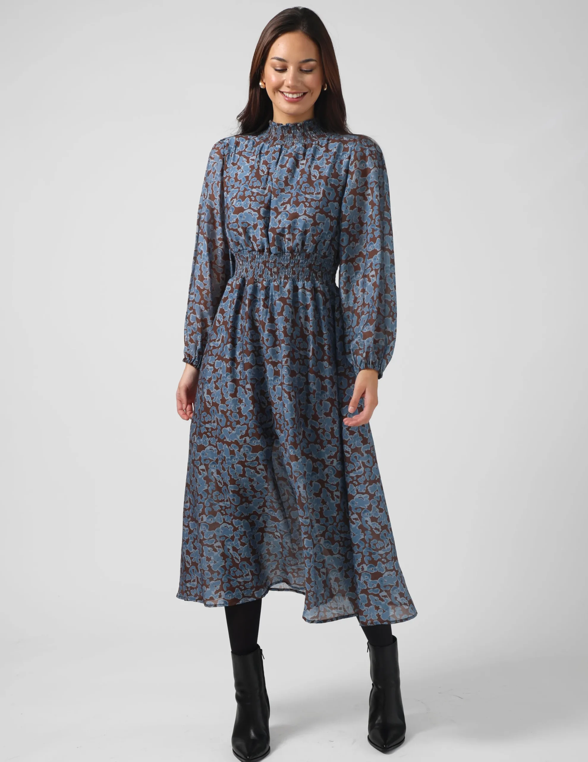 Alba Dress - Arctic Cat