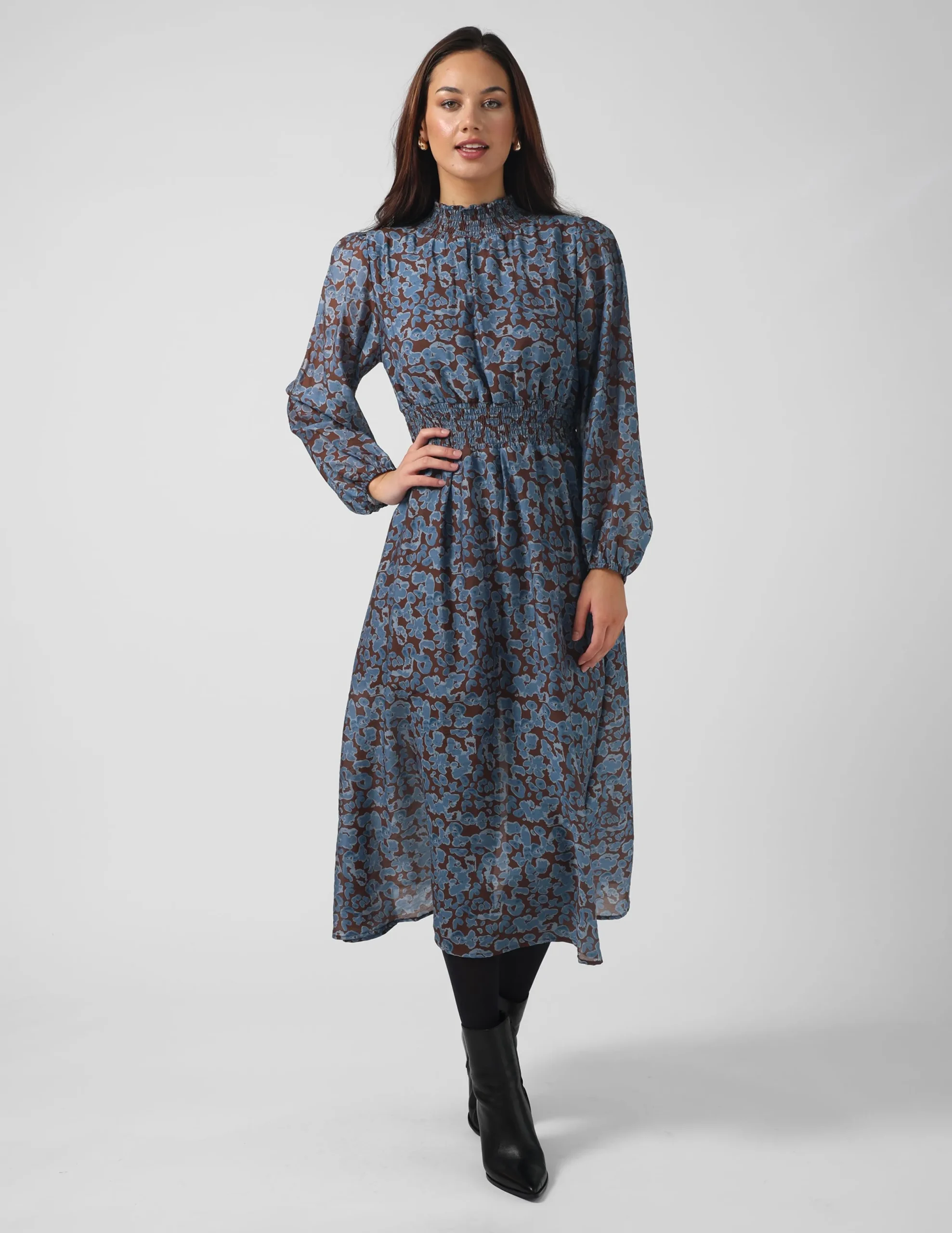 Alba Dress - Arctic Cat