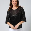 Alexis Top Sequins - Black