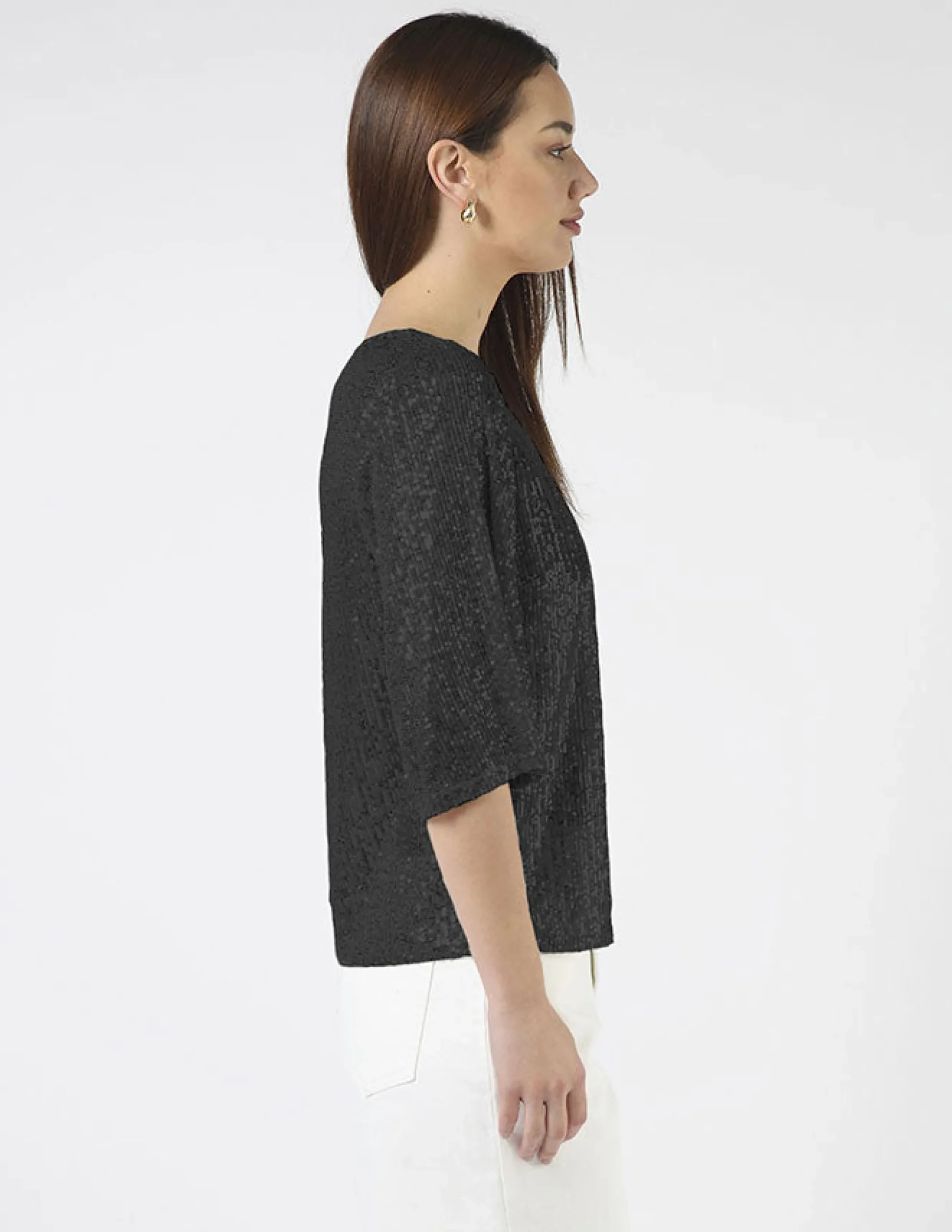 Alexis Top Sequins - Black