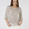 Alexis Top Sequins - Champagne
