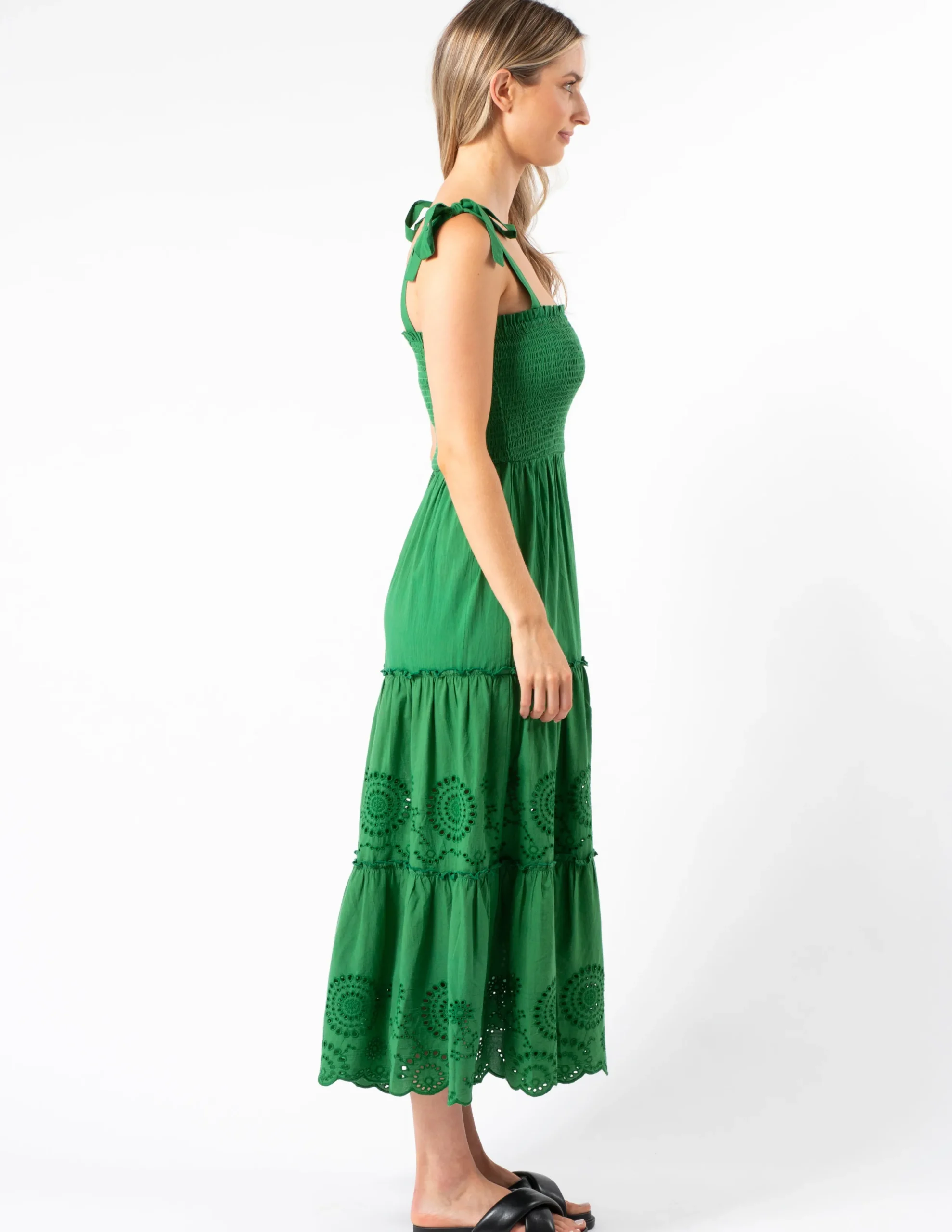 Aloha Dress - Juniper Green