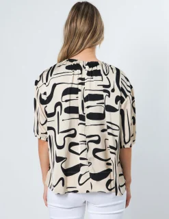 Anya Top - Painterly Geo