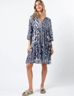 Aruba Dress - Medina Blue