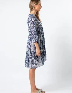 Aruba Dress - Medina Blue