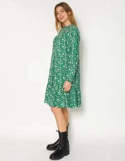 Astoria Dress - Green Florals