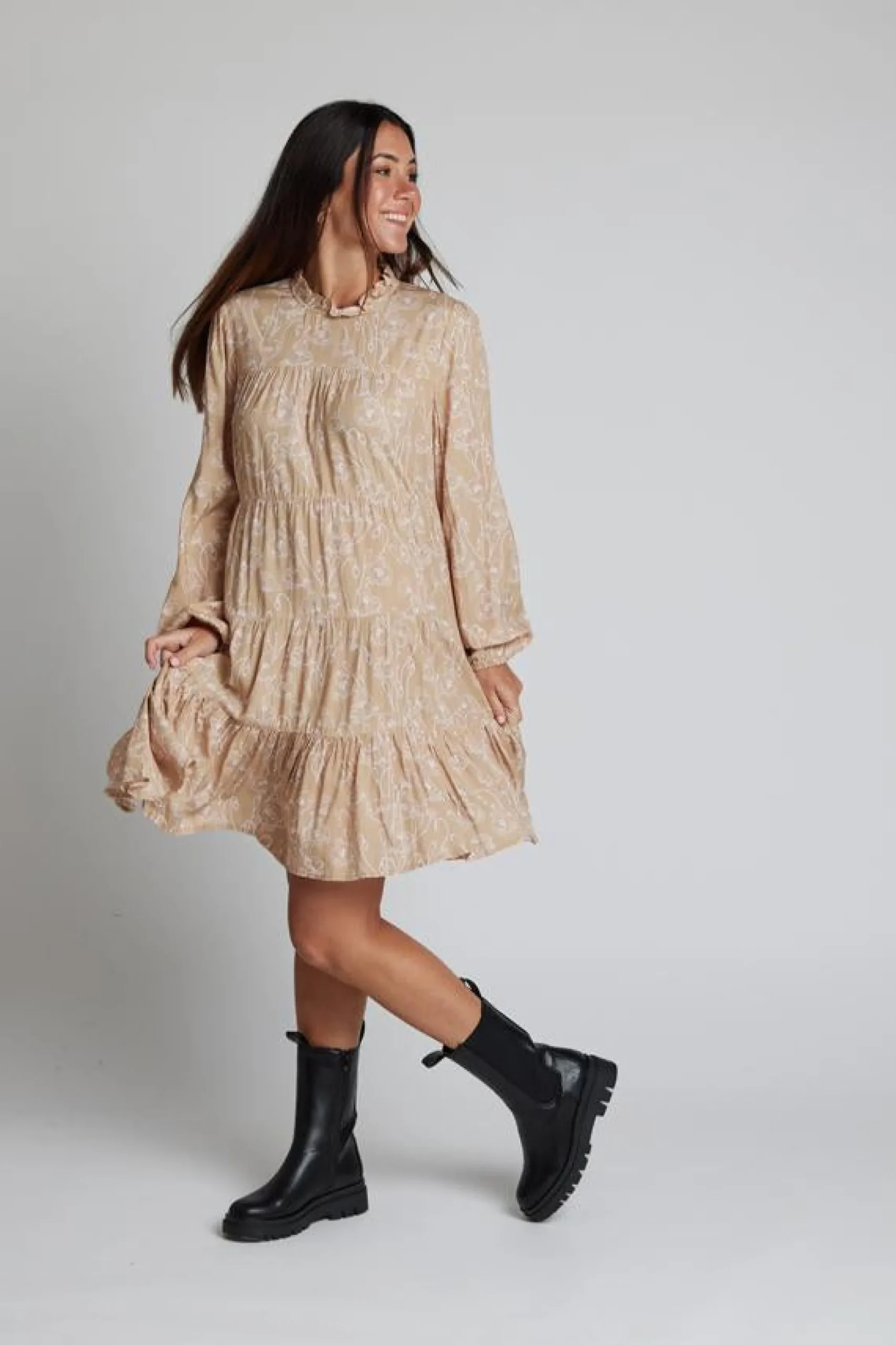 Astoria Dress - Iced Blooms