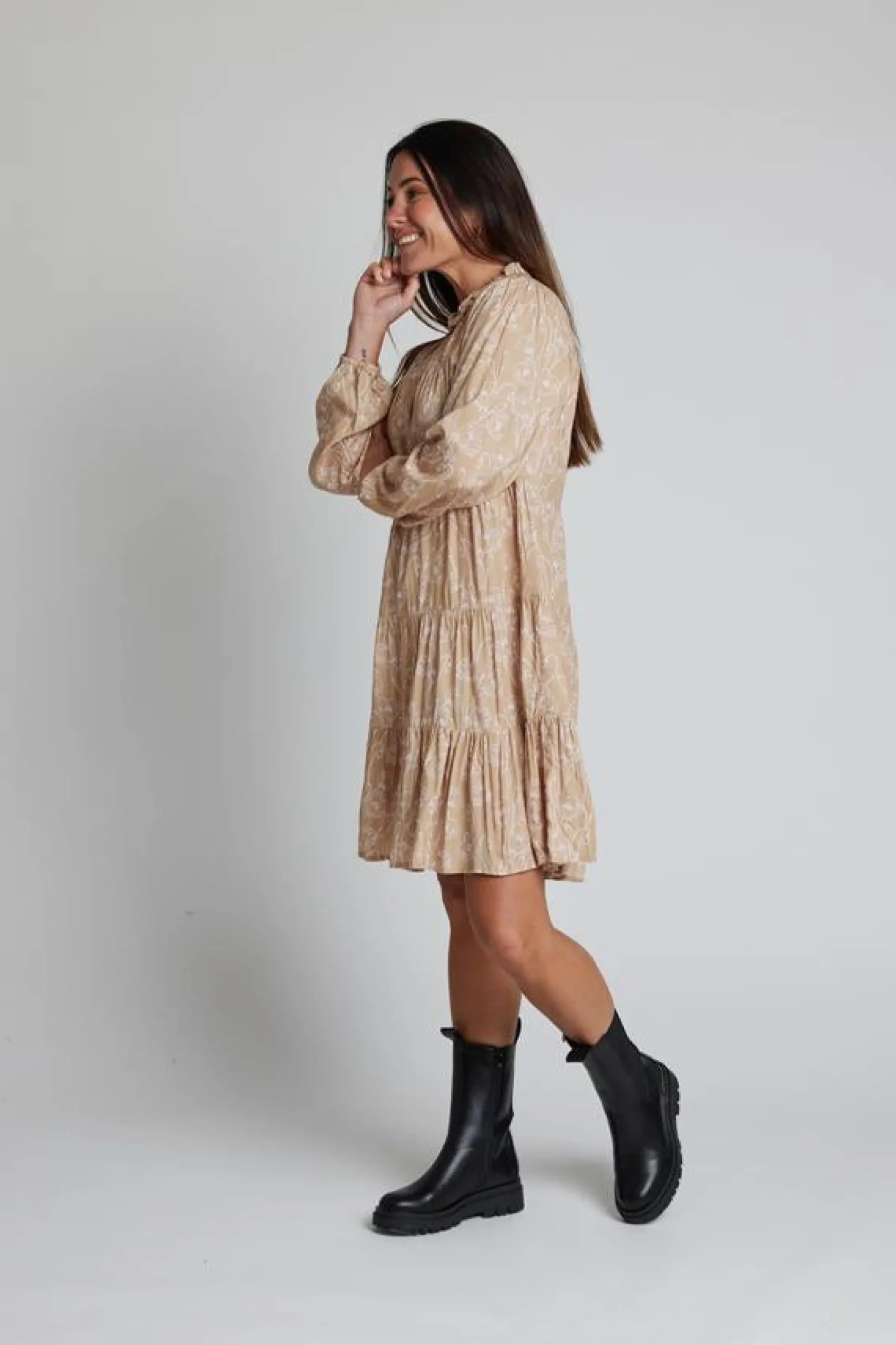 Astoria Dress - Iced Blooms