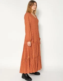 Atlantic Dress - Amber Hexagon
