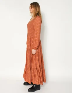 Atlantic Dress - Amber Hexagon