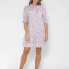 Azalea Dress - Stripey Triangles