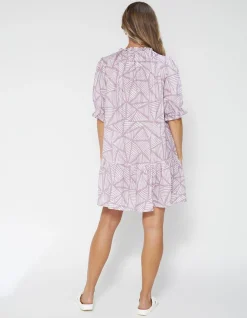 Azalea Dress - Stripey Triangles