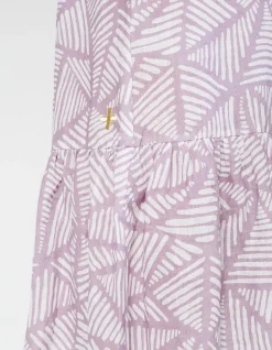Azalea Dress - Stripey Triangles
