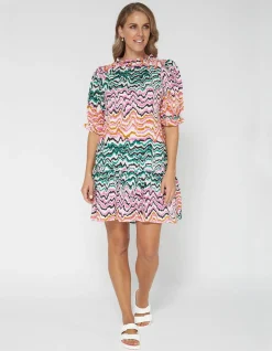 Azalea Dress - Wave Stripes