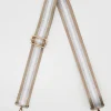 Bag Strap - Camel and Silver