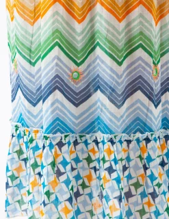 Baha Dress - Zig Zag Brick