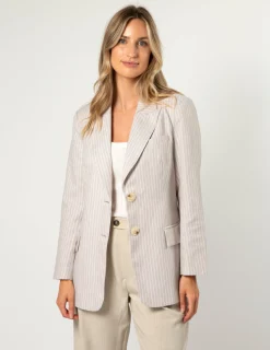 Bala Blazer - Tea Stripe