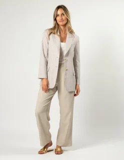 Bala Blazer - Tea Stripe