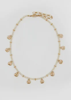 Beads + Nuggets Necklace