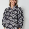 Bianca Shirt - Palm Black