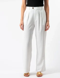 Blaise Pants - Black and White Stripe