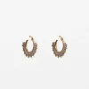 Boho Lilac Bead Earrings