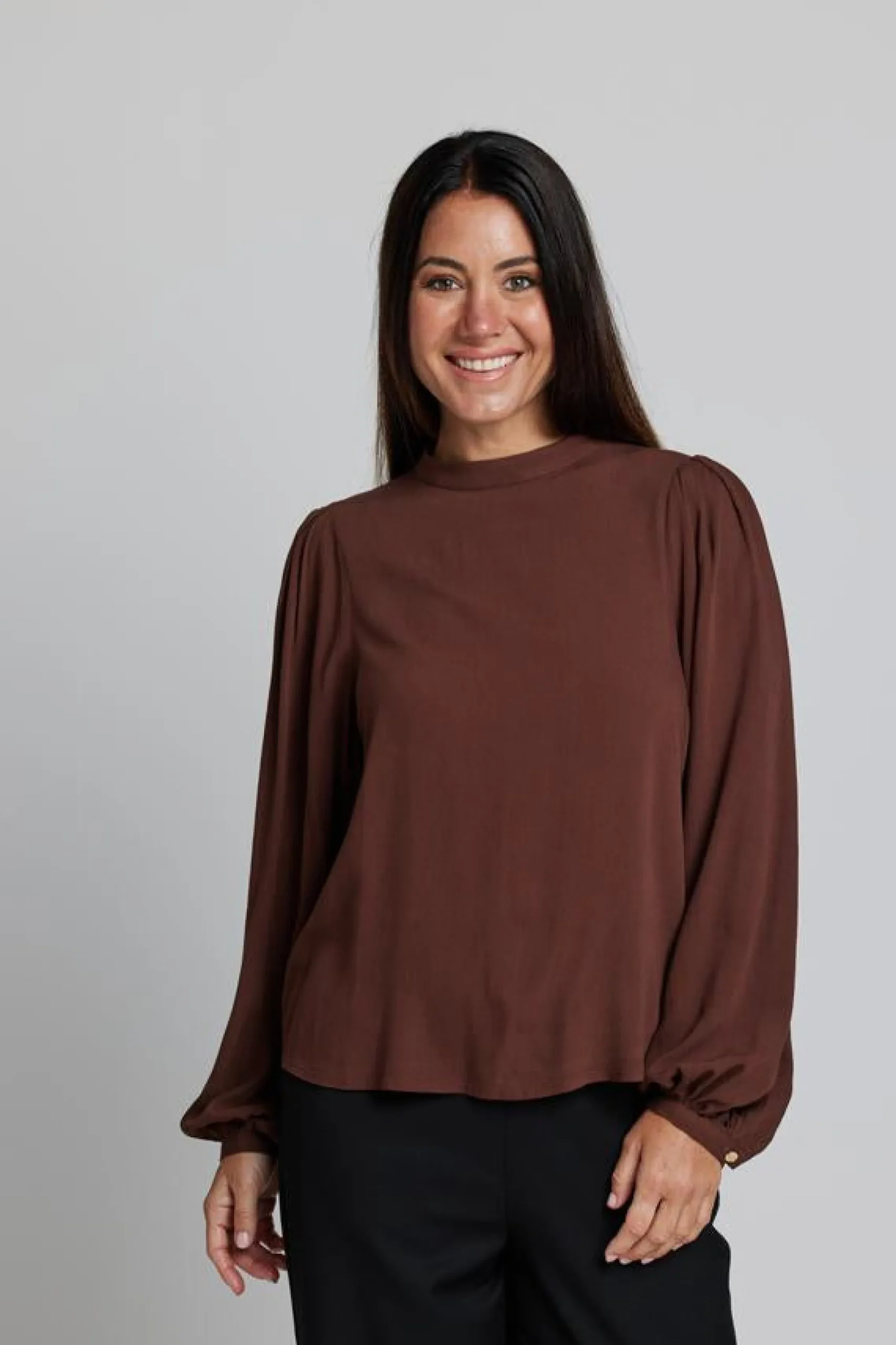 Bowery Blouse - Espresso
