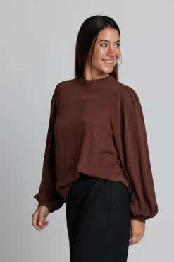 Bowery Blouse - Espresso