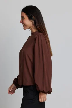 Bowery Blouse - Espresso