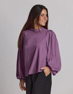 Bowery Blouse - Grape