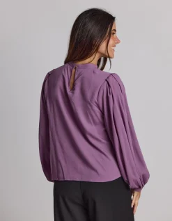 Bowery Blouse - Grape