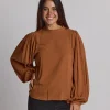 Bowery Blouse - Pecan