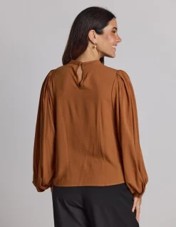 Bowery Blouse - Pecan