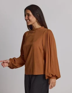 Bowery Blouse - Pecan