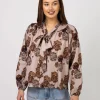 Bowie Blouse - Blush Hydrangea