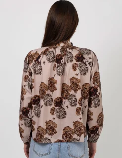 Bowie Blouse - Blush Hydrangea