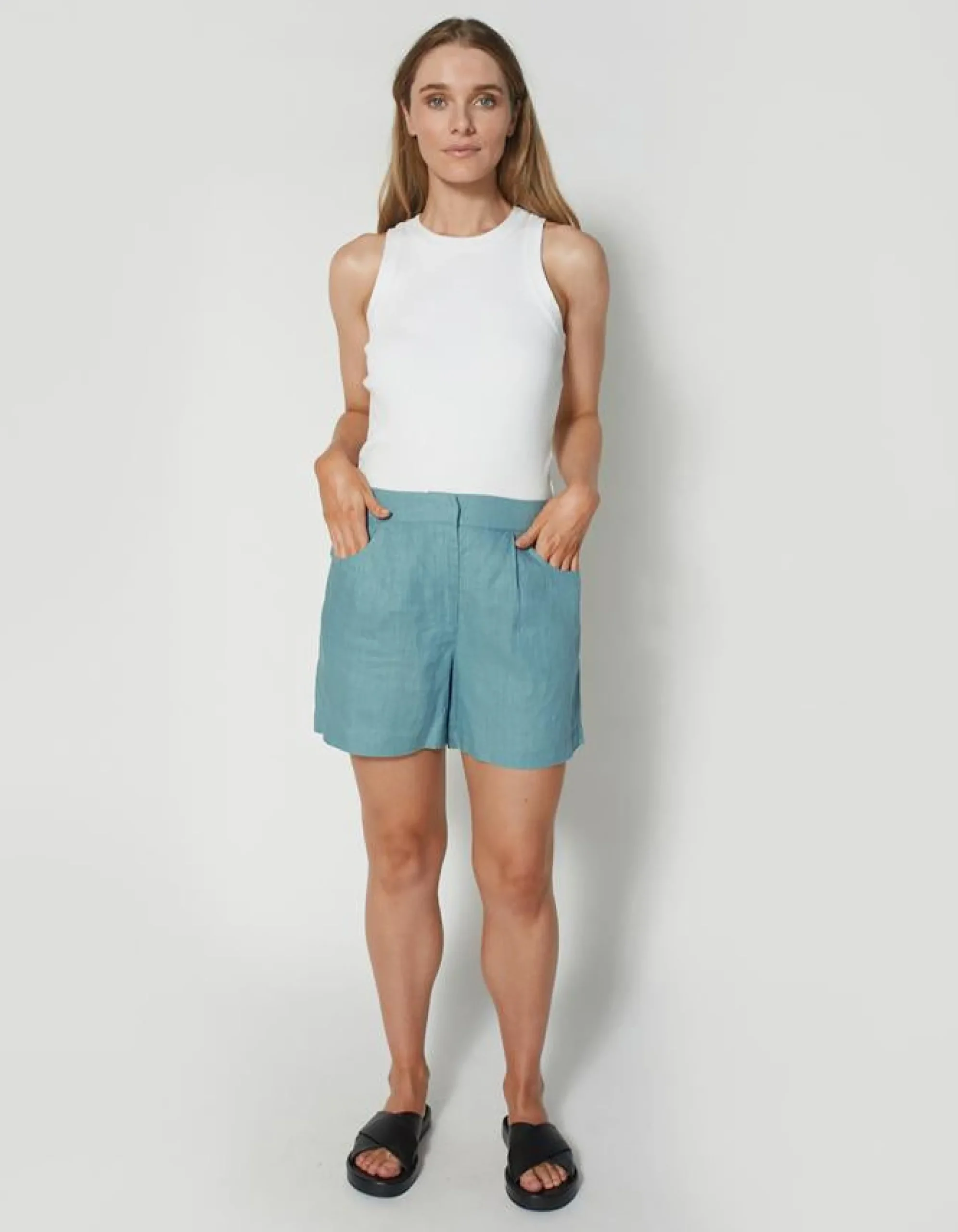 Bria Shorts - Turkish Blue