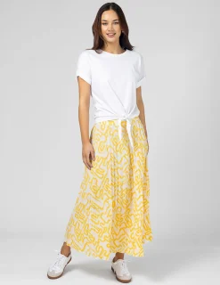 Brigette Skirt - Banana Swirl