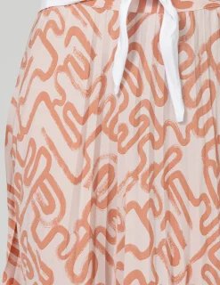 Brigette Skirt - Blush Squiggle