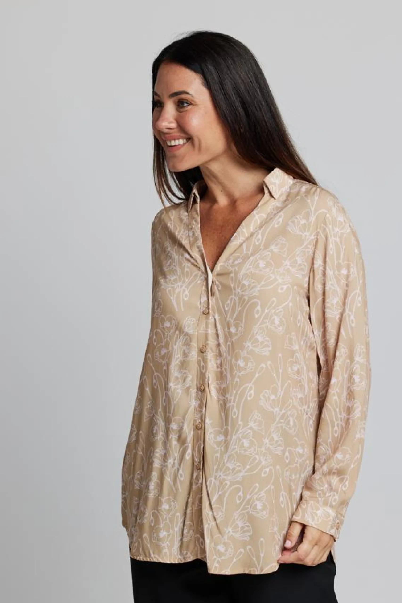 Broadway Blouse - Iced Blooms
